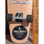 36" Ten-Eighty Longboard Skateboard Surfboard Bear on BMX Bike Bravo Sports