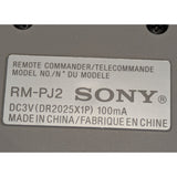 Sony RM-PJ2 Projector OEM Remote Control Commander VPL-CS4 VPL-DS100 VPL-EX1 Original