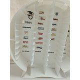 AS-IS Skilcraft Cards Storage Case Baseball Shaped Major League 4300-0332 Box