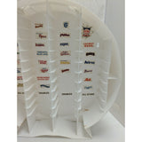 AS-IS Skilcraft Cards Storage Case Baseball Shaped Major League 4300-0332 Box