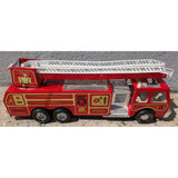 AS-IS Vintage Tonka 5 Red Fire Ladder Truck Large Toy (Missing Water Cannon)