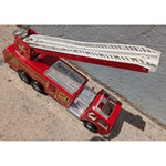 AS-IS Vintage Tonka 5 Red Fire Ladder Truck Large Toy (Missing Water Cannon)