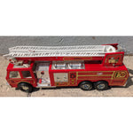 AS-IS Vintage Tonka 5 Red Fire Ladder Truck Large Toy (Missing Water Cannon)