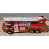 AS-IS Vintage Tonka 5 Red Fire Ladder Truck Large Toy (Missing Water Cannon)