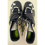 14 Men's Under Armour Yellow Navy Football Cleats 1276701-100 Team Spine Nitro Mid Shoe UA