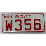 W356 New Hampshire Boat License Plate 356 Porsche