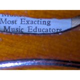 1/2 Size Musima Hungary Violin C. Meisel Faux Flame Model 6106 Carpathian Spruce/Maple
