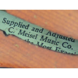 1/2 Size Musima Hungary Violin C. Meisel Faux Flame Model 6106 Carpathian Spruce/Maple