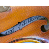 1/2 Size Musima Hungary Violin C. Meisel Faux Flame Model 6106 Carpathian Spruce/Maple