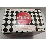 Lighted Action Musical Enesco Coca Cola Soda Shop Diner Hop Bears Rock Music Box