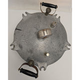 7 QT Quart Kook Kwick Steam Pressure Cooker Canner Guage Aluminum Vintage Kitchenware Wood Handle