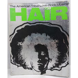 1968 Hair The Musical Theatre Souvenir Program Tour Guide American Tribal Love Rock Polydor
