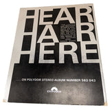 1968 Hair The Musical Theatre Souvenir Program Tour Guide American Tribal Love Rock Polydor