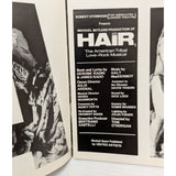 1968 Hair The Musical Theatre Souvenir Program Tour Guide American Tribal Love Rock Polydor