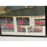 JB Deneen TR3 Triumph TR3A MG TD MGTC MGTD Vintage Sports Car Art Framed Poster Print