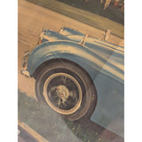 JB Deneen TR3 Triumph TR3A MG TD MGTC MGTD Vintage Sports Car Art Framed Poster Print