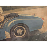 JB Deneen TR3 Triumph TR3A MG TD MGTC MGTD Vintage Sports Car Art Framed Poster Print
