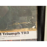 JB Deneen TR3 Triumph TR3A MG TD MGTC MGTD Vintage Sports Car Art Framed Poster Print