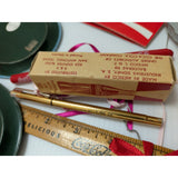 Lot Coca Cola 1973 Mini Tray Santa Ornament 3D glasses Ruler Pen Empty Lite Box