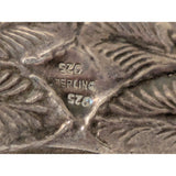 48 Grams 925 Sterling Silver Temcha Brooch Pin Sombrero Hat Mexico Eagle Snake Flowers Vintage