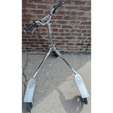 2008 Triski 3 Three Wheel TS8 Adult Carve Scooter Cambering Foldable Trikke Chrome Vintage