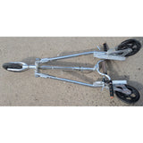 2008 Triski 3 Three Wheel TS8 Adult Carve Scooter Cambering Foldable Trikke Chrome Vintage
