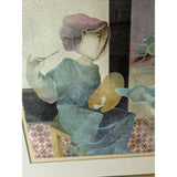 DRAFT MAKE OFFER PAINTING Framed Alvar Sunol Allegories Of The Arts Lithograph Wood Frame Large Print