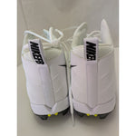 Size 13 Nike Alpha Mens Football Cleats White Black Fast Flex 878122-100