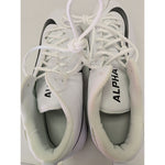 Size 13 Nike Alpha Mens Football Cleats White Black Fast Flex 878122-100