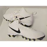 Size 13 Nike Alpha Mens Football Cleats White Black Fast Flex 878122-100