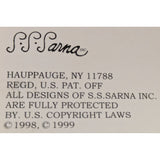 8" Yellow Junkyard VW Bug Split Window 1998 S.S. Sarna Beetle Car Resin Americana Scrapbook Hand-Painted