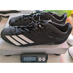 Size 13 Adidas 5-Star Low Mens Football Cleats Black White 3 Stripe BW0769