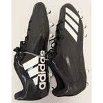 Size 13 Adidas 5-Star Low Mens Football Cleats Black White 3 Stripe BW0769