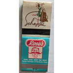 Rose's Lounge Delicatessen Portland Oregon Schapp's Restaurant Matchbook Matches
