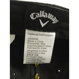 Callaway Golf Warbird Logo Black Cap Hat Cotton Stylish Comfortable NOS