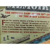 Complete 2006 Memoir 44 Historical WWII Strategy Board Game Days Of Wonder D-Day Richard Borg