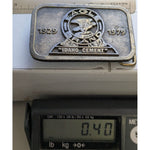 RARE 1929-1979 Eagle Brand Idaho Cement Belt Buckle Inkom 50th Anniversary Hit Line USA