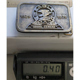 RARE 1929-1979 Eagle Brand Idaho Cement Belt Buckle Inkom 50th Anniversary Hit Line USA