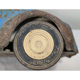 Rusty 8" AS-IS Blue Tonka VW Junkyard Bug 1970s Volkswagen Beetle Pressed Steel Toy Car