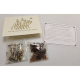 9" Three Kings Gifts Real Life Nativity Wise Men With Gifts & Star. Resin.