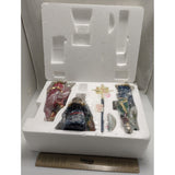 9" Three Kings Gifts Real Life Nativity Wise Men With Gifts & Star. Resin.