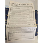 A Course In Miracles Text Workbook Manual Complete 3 Book Set 52 Ways to Live Karen Casey Companion