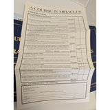 A Course In Miracles Text Workbook Manual Complete 3 Book Set 52 Ways to Live Karen Casey Companion