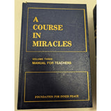 A Course In Miracles Text Workbook Manual Complete 3 Book Set 52 Ways to Live Karen Casey Companion