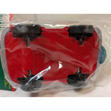 Kurt Adler Red VW Bug Santa Tree Bell Car Ornament Resin Christmas Decoration