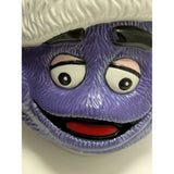 10" 1997 McDonalds Grimace Christmas Cookie Jar Santa Hat Scarf Ceramic Box