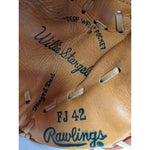11" FJ42 Willie Stargell Rawlings Endorsed First Base Baseball Glove Mitt Leather LHT