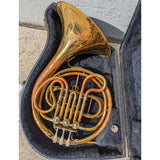 1960 HN White King Single French Horn F Eb Model 1156 w/ Case 3 Rotary Valves