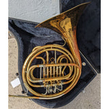 1960 HN White King Single French Horn F Eb Model 1156 w/ Case 3 Rotary Valves