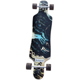 9.5" X 39" Wolf Drop Through Longboard Street Surfing Complete Deck Skateboard